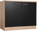 Spülenschrank RESPEKTA Merle Schwarz mit Soft-Close Funktion Bild 2