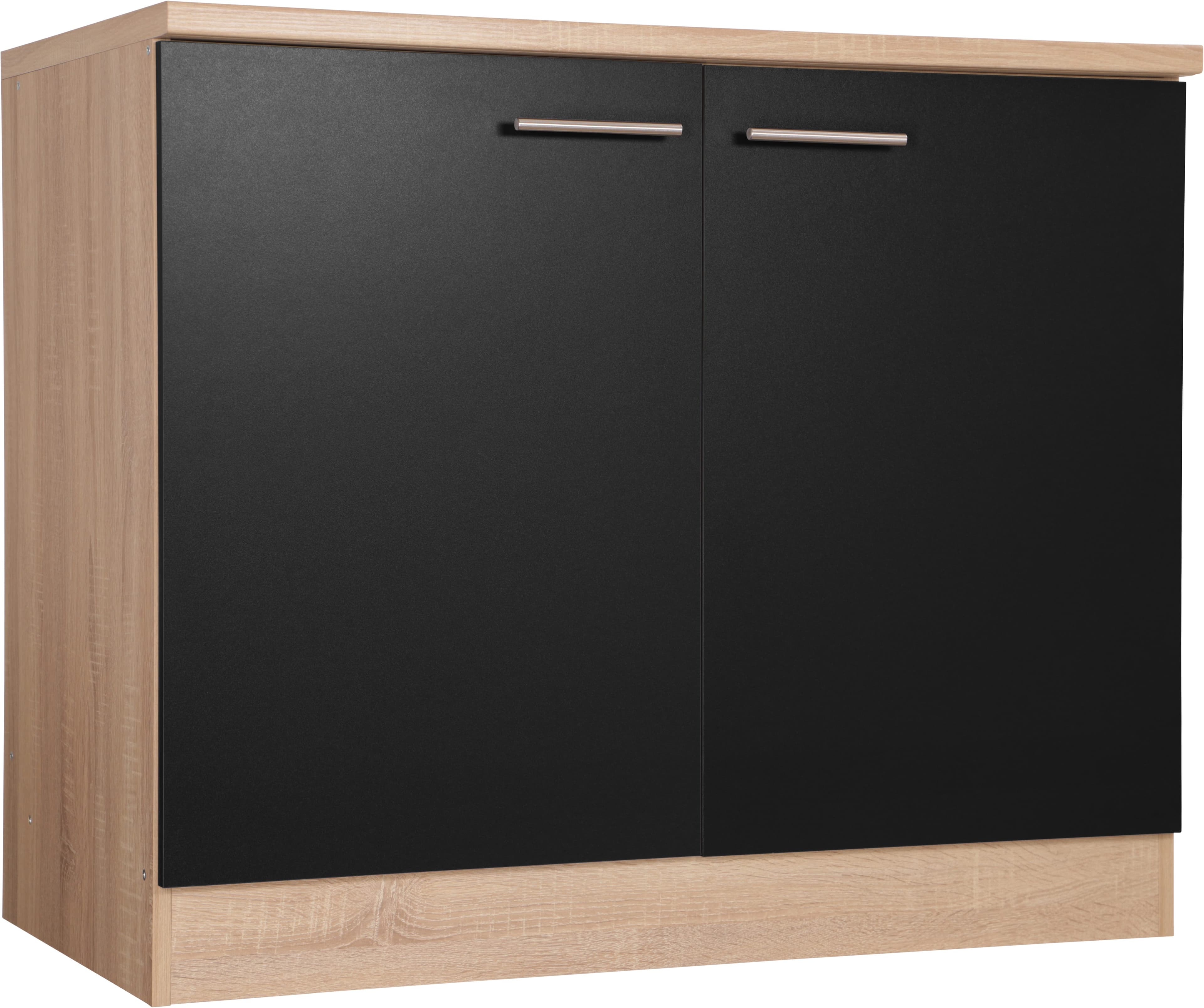 Spülenschrank RESPEKTA Merle Schwarz mit Soft-Close Funktion - Bild 2