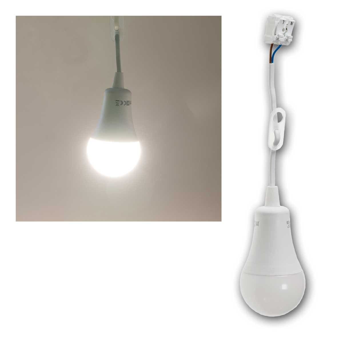 ChiliTec LED Arbeitsleuchte Baustellen-Leuchte A60 Weiß 12W 1130lm - Bild 2