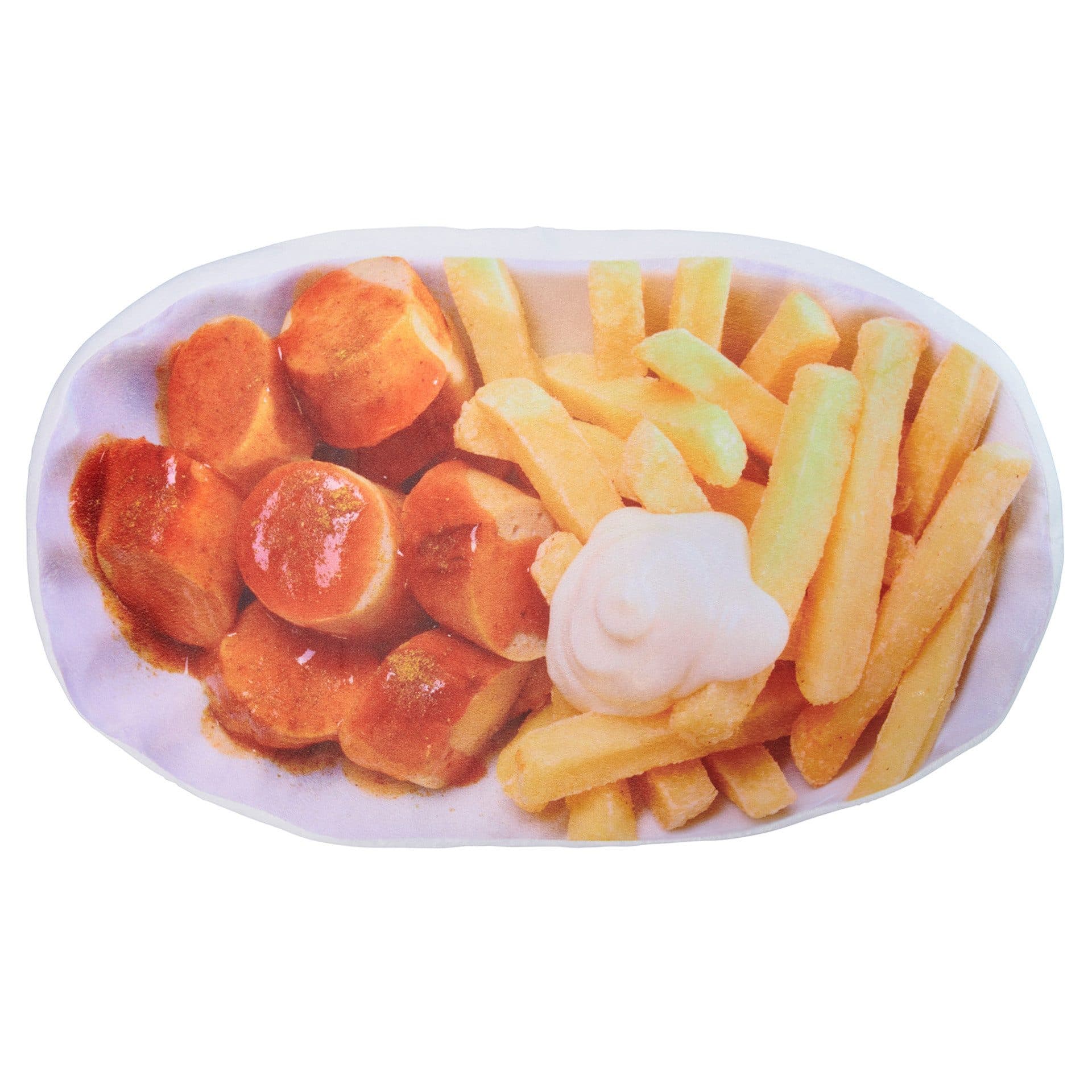 United Labels® Currywurst & Pommes Dekokissen 50x30 cm - Bild 2