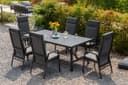 Primaster Garten-Essgruppe Sardegna 6 Personen Stapelbar Bild 2