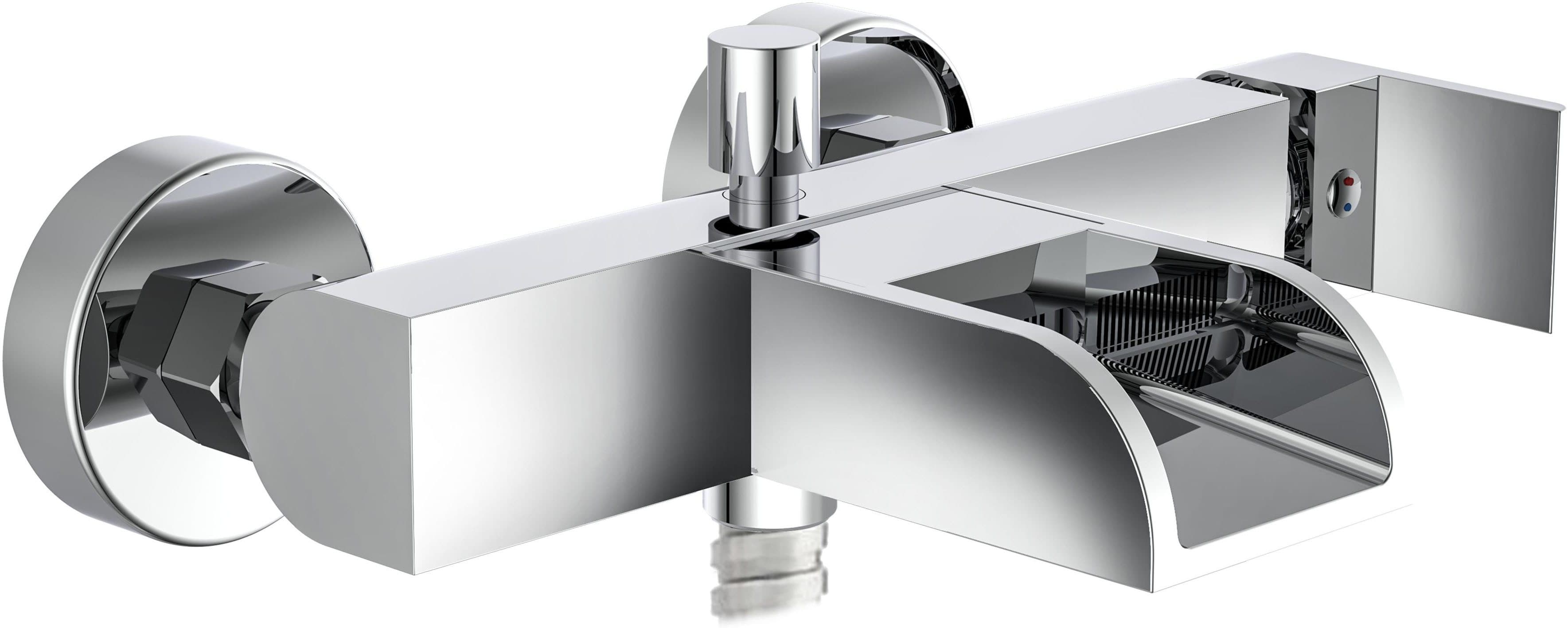 Schütte Wannenarmatur Idrovia Wasserfall Mischbatterie Bad in Chrom - Bild 2