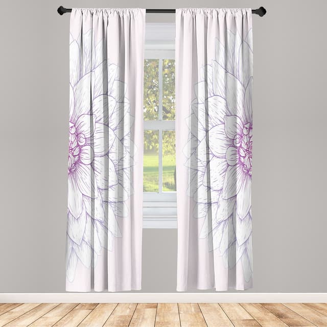 Abakuhaus Gardine Vorhang Violett S030V0KB
