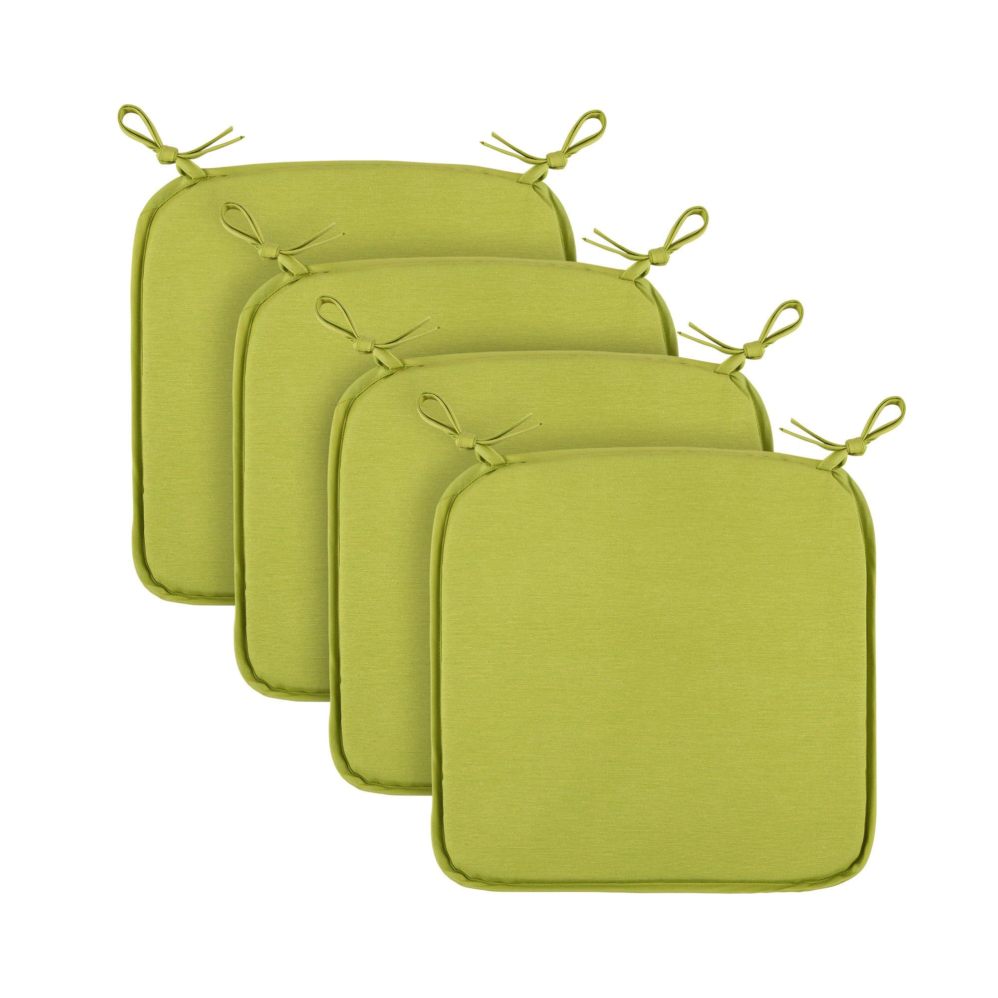 Bestlivings Stuhlkissen Grün mit Haltebändern Canvas Indoor Outdoor - Bild 2