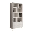 Lookway Standregal SCARLETT mit Schubladen Beige/Gold Bild 2