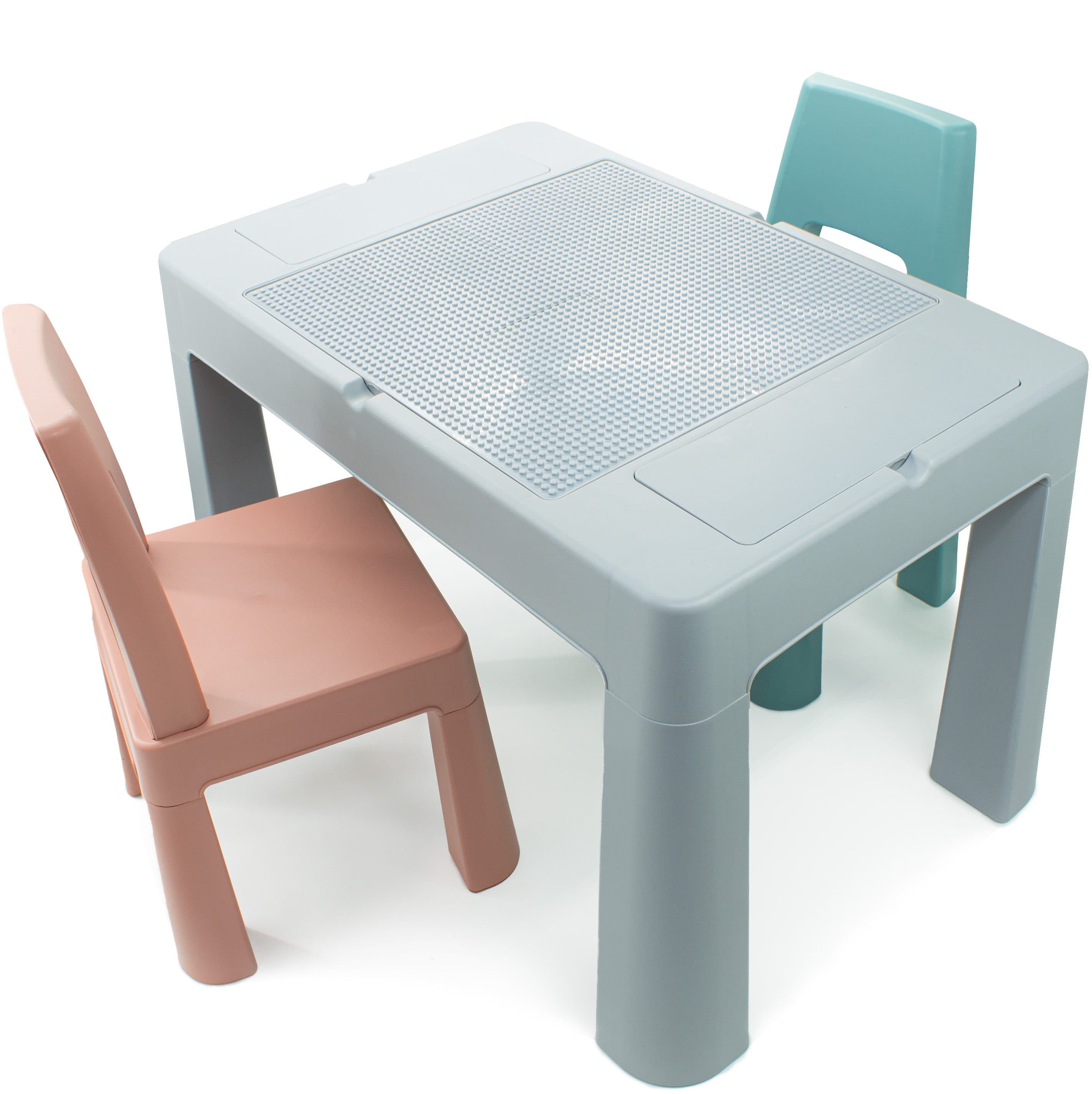Babykajo Spieltisch Set 3-tlg. Grau/Grün/Rot Kunststoff - Bild 2