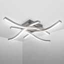 B.K.Licht LED Deckenleuchte Neutralweiß 20 Watt 2.000 Lumen Aluminiumoptik Bild 2