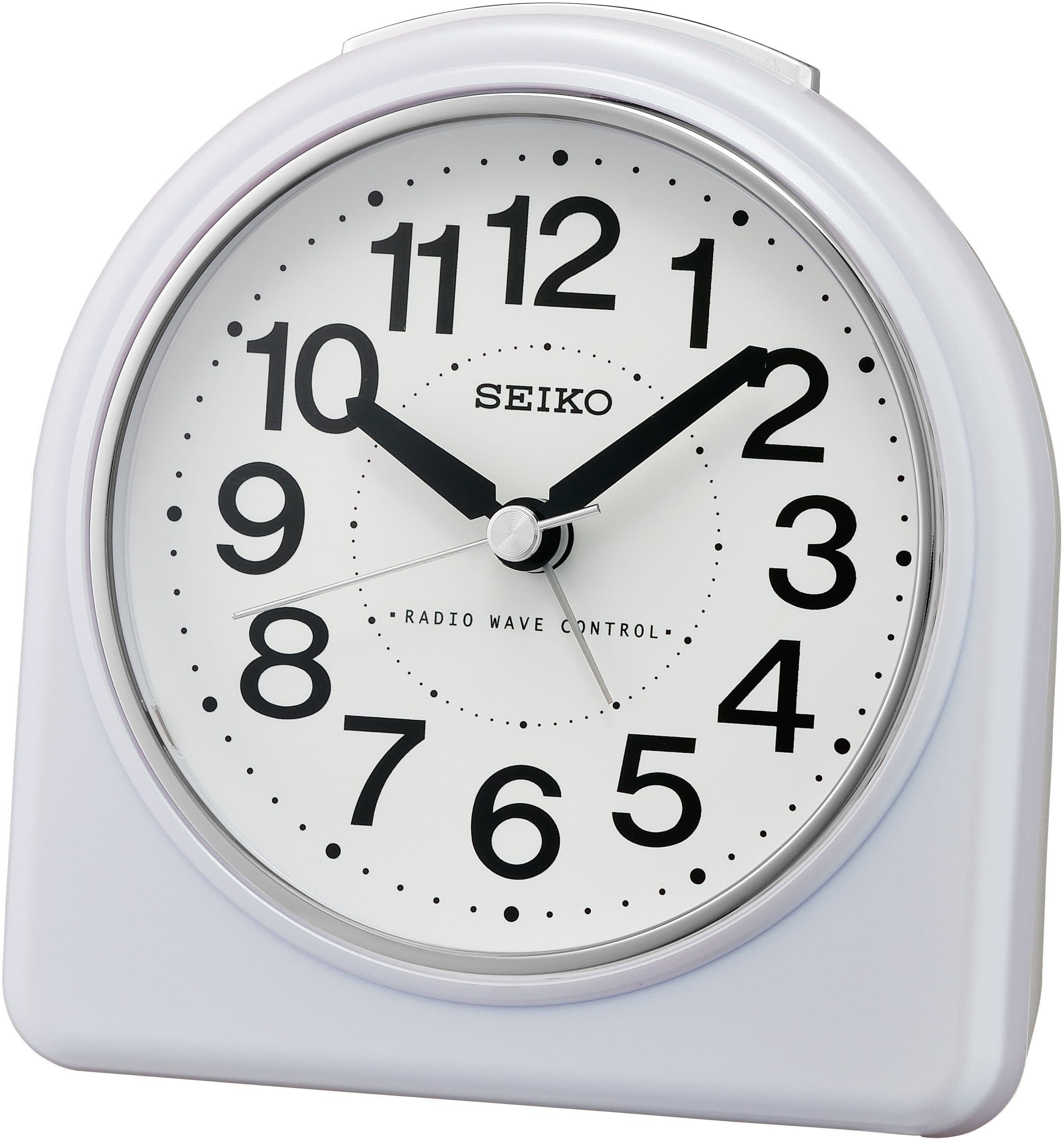 Seiko Funkwecker QHR204W Wecker Piepalarm Beleuchtung