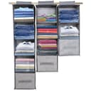 Sunicol Hängeregal Organizer Grau mit abnehmbaren Schubladen Bild 2