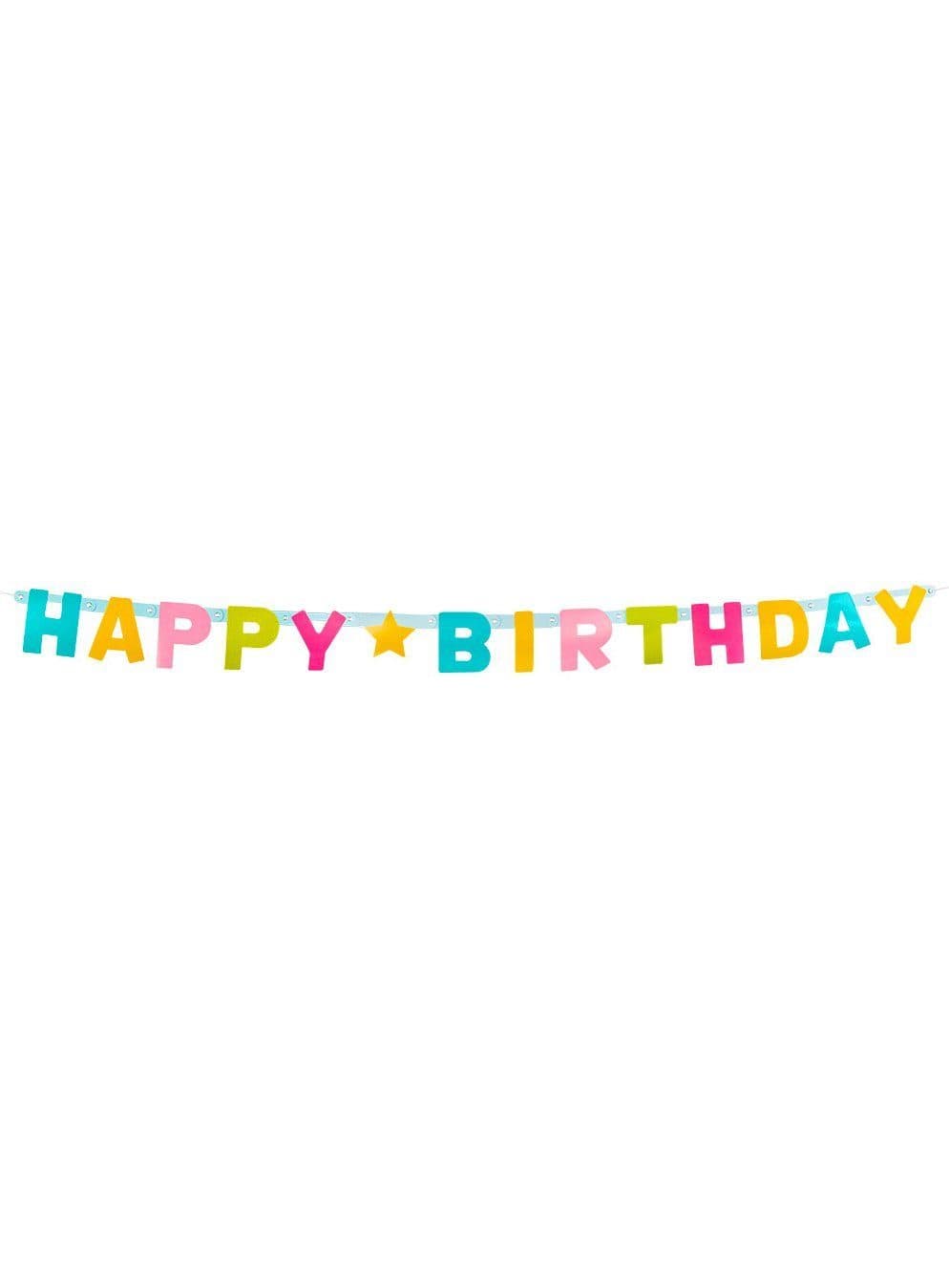 Boland Buchstabengirlande Happy Birthday Party Deko