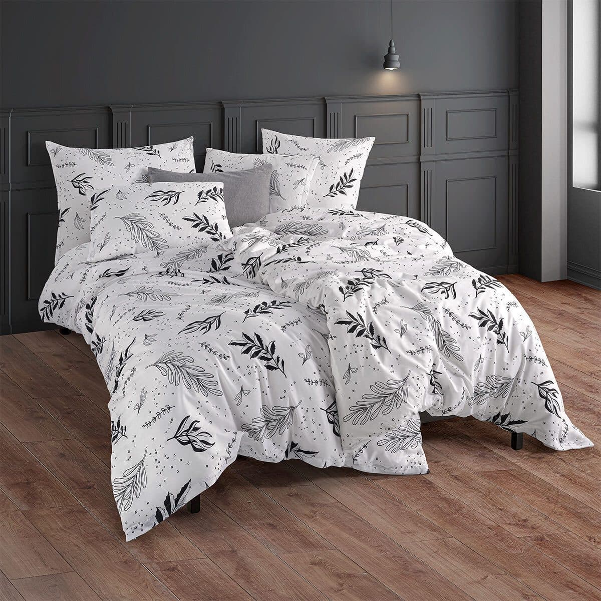 TRAUMSCHLAF Bettwäsche Bianco Renforce 2-tlg. Weiß Floral - Bild 2