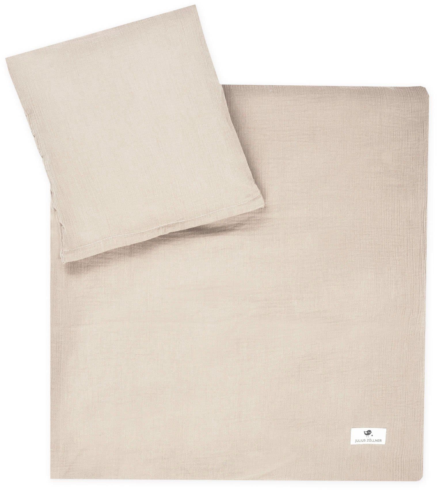 Julius Zöllner Kinderbettwäsche Musselin Beige 80x80 cm - Bild 2