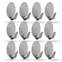 Bestlivings Wandhaken 12-tlg. Silber Edelstahl Selbstklebend Bild 2