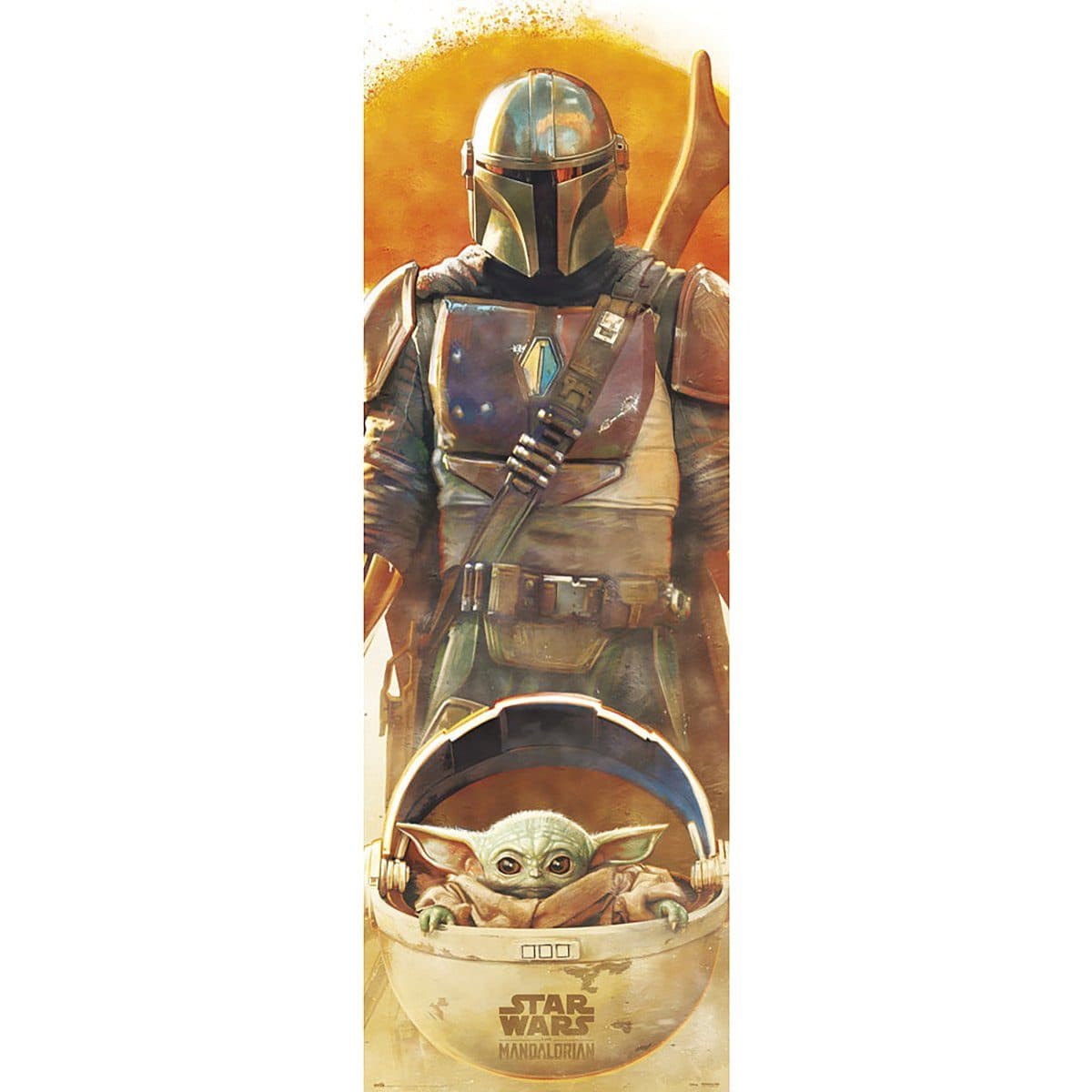 Grupo Erik Türposter The Mandalorian Grogu 53 x 158 cm