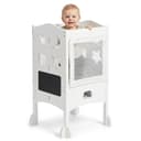 BabyBeFun Lernturm Klappbar Weiß 360° Sicherheitsnetz Bild 2