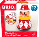 BRIO® Stapelspielzeug Magnetischer Stapelclown Bunt Bild 2