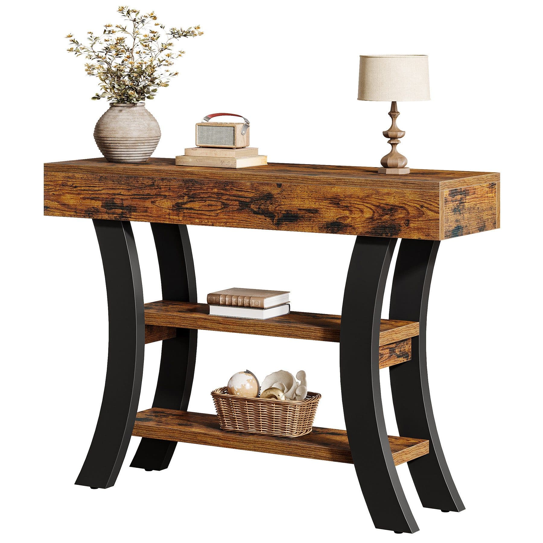 Tribesigns Konsolentisch 105cm Industrie-Chic - Bild 2