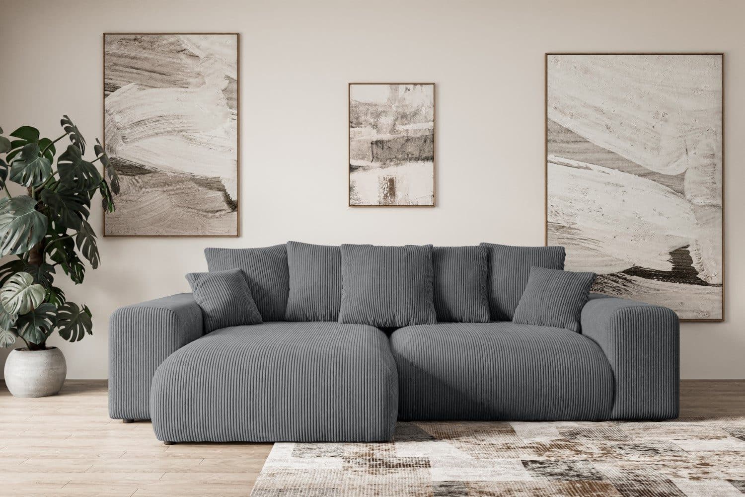 ALTDECOR Ecksofa ESKAR-L Couch mit Schlaffunktion - Bild 2