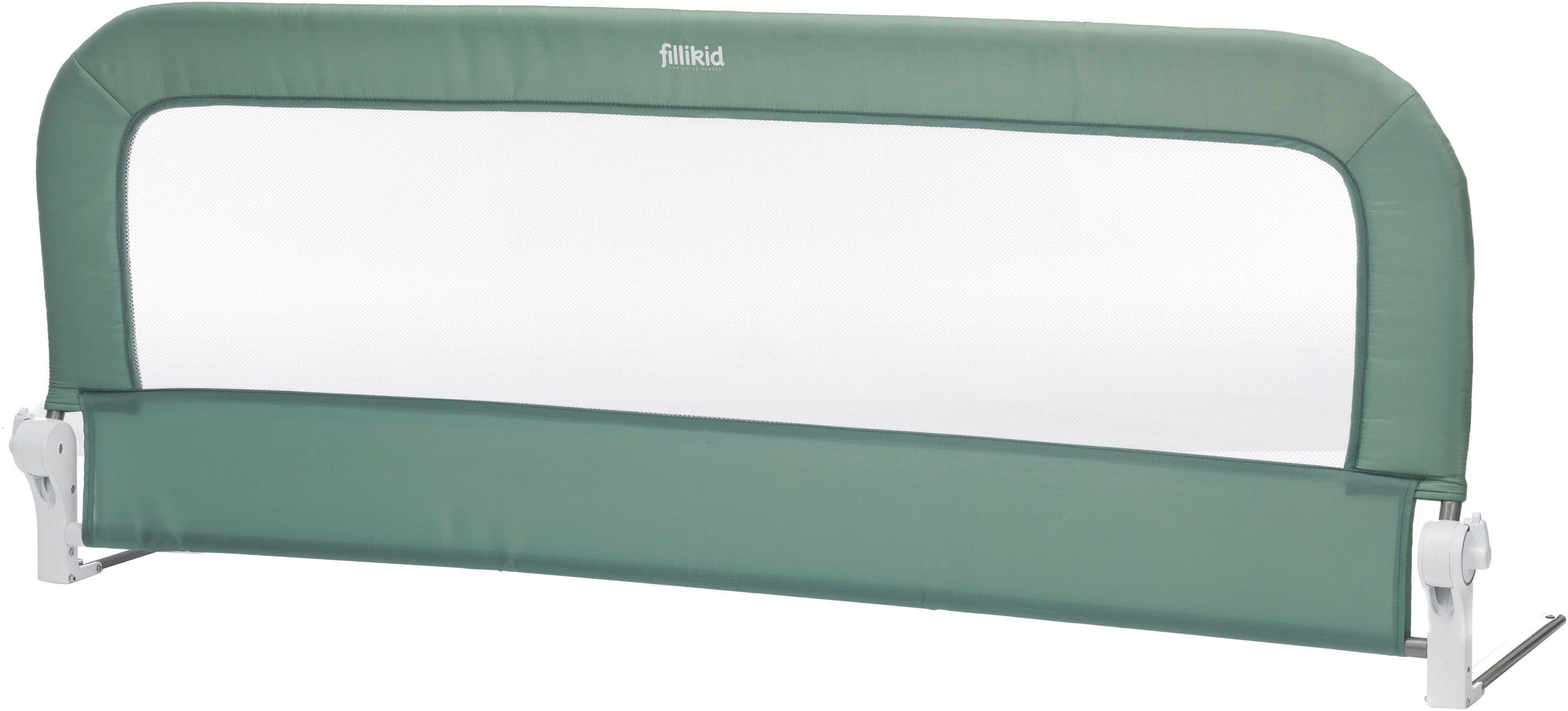FILLIKID Bettschutzgitter Lara 150x60 cm Mint Metall Umklappbar - Bild 2