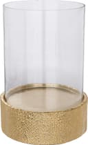 EGLO LIVING KANMAW Windlicht Kerzenhalter Messing Glas Bild 2