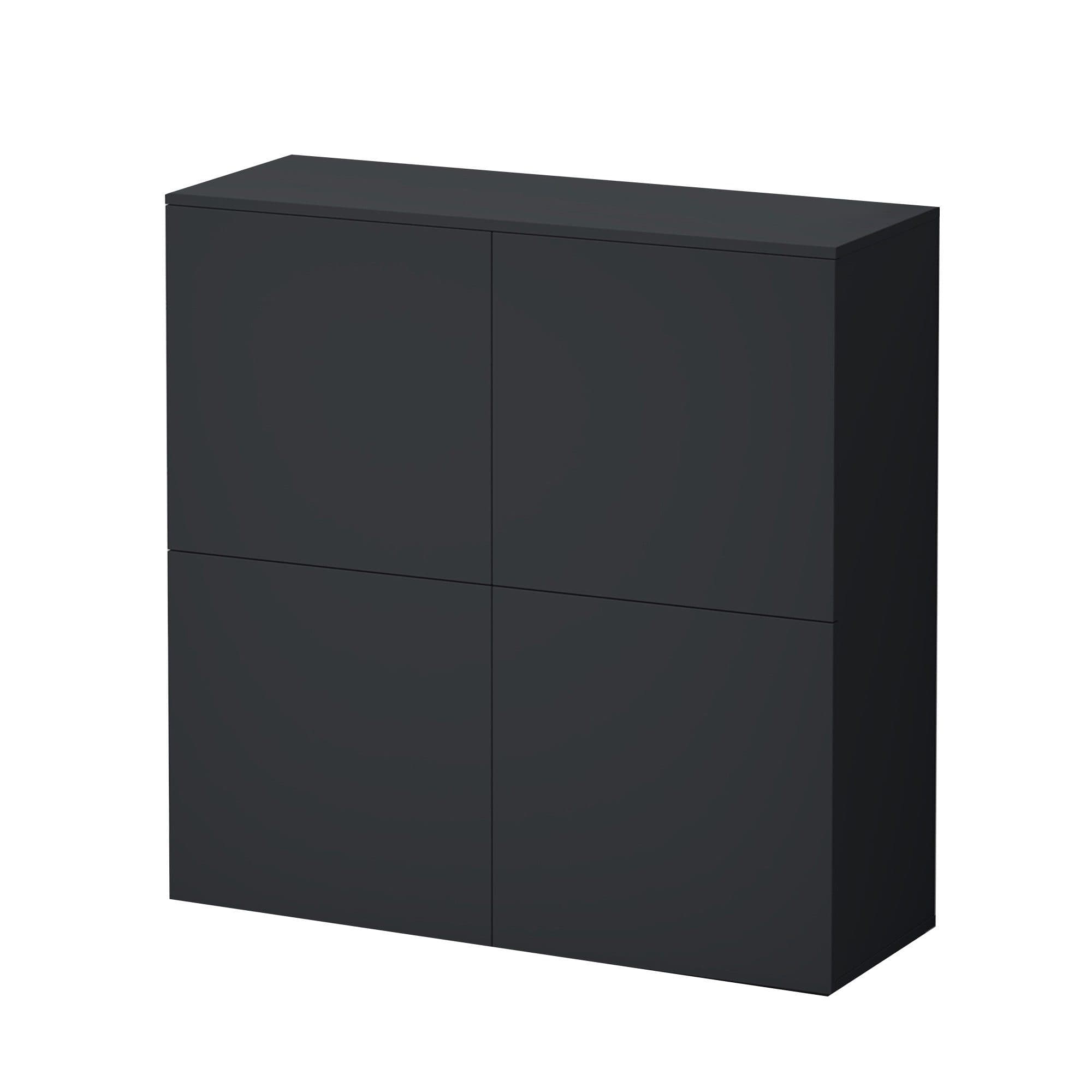 doporro Sideboard Kommode Matt Anthrazit Push-to-Open - Bild 2