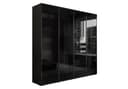 Lookway Kleiderschrank SANDBOX MODERN 200 Schwarzgrau Glas Bild 2