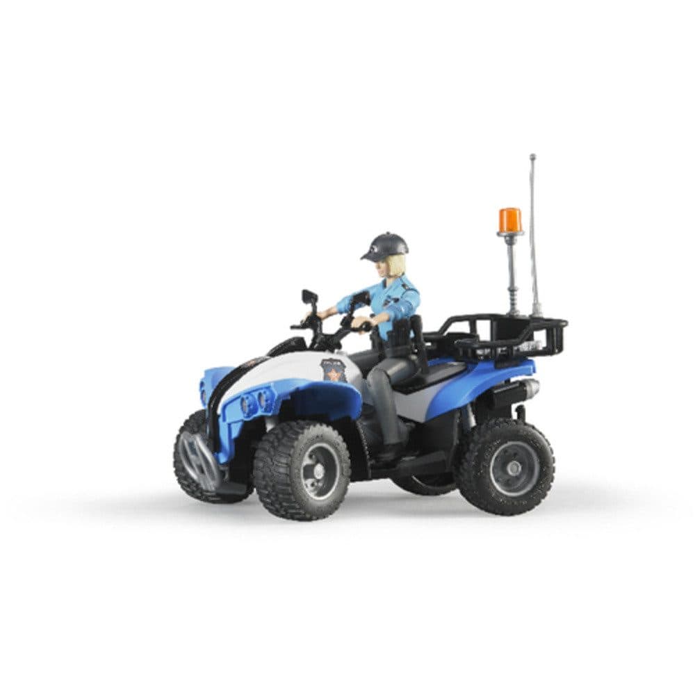 Bruder® Spielzeug-Quad 63010 Polizei Quad mit Polizist 1:16