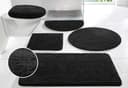OTTO home Badematte Merida Schwarz Rutschhemmend Kunstfaser Bild 2
