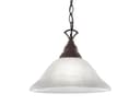 Reality Leuchten LED Pendelleuchte Landhausstil Warmweiß Rostoptik Bild 2