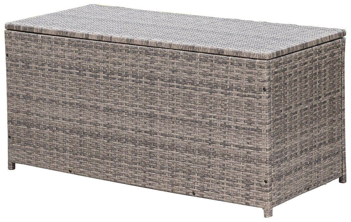MERXX Auflagenbox Grau Spritzwassergeschützt Polyrattan - Bild 2