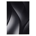 Teppium Teppich Ombre Design Schwarz Modern Kurzflor Bild 2