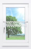 Plauener Spitze® Scheibengardine Pearl Transparent Gestickt Bild 2