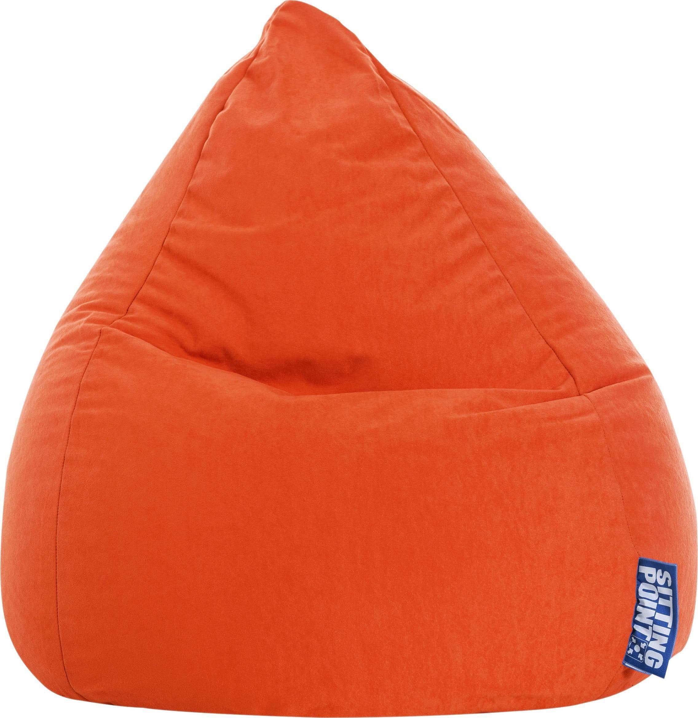 Sitting Point Sitzsack EASY L Orange - Komfortable Polystyrolfüllung - Bild 2