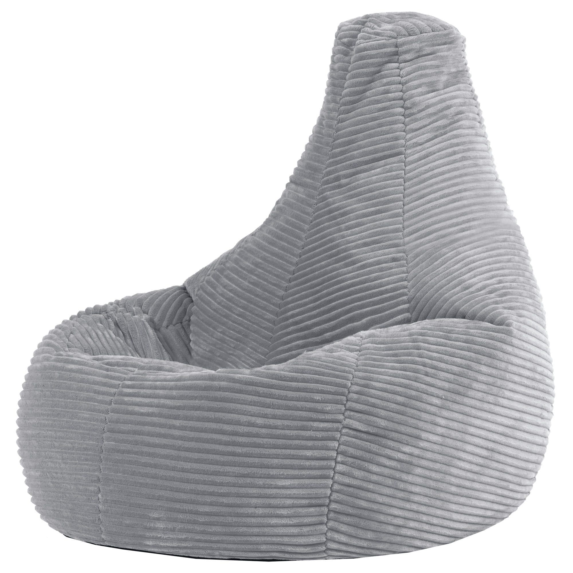 icon Dalton Cord Sitzsack Kinder Sessel Grau Made in Germany - Bild 2