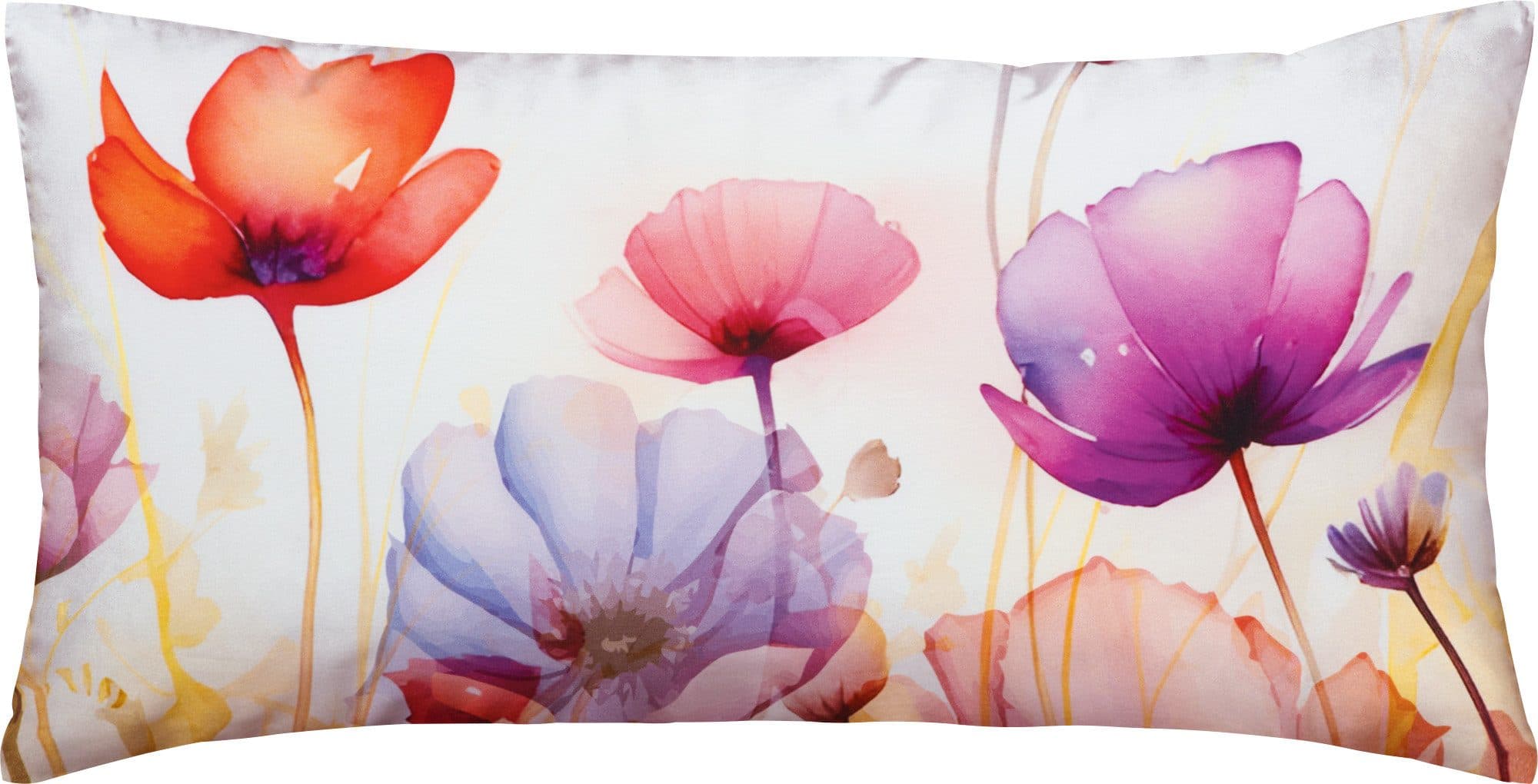 Erwin Müller Kissenbezug Blumen Mako-Satin Bunt - Bild 2