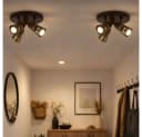 GLOBO LIGHTING Deckenleuchte Rustikal Holz Messing E14 Bild 5