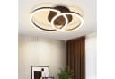 ZMH LED Deckenleuchte 2 Ringe Modern Runde Deckenlampe 24W 3000K Warmweiß Bild 2
