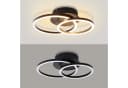 ZMH LED Deckenleuchte 2 Ringe Modern Runde Deckenlampe 24W 3000K Warmweiß Bild 4