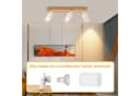 ZMH LED Deckenstrahler GU10 Holz-Acryl 350° Drehbar Weiß Bild 4