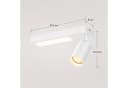 Nettlife Deckenstrahler 1/2/3/4 Flammig GU10 LED Warmweiß Schwenkbar Metall Bild 3