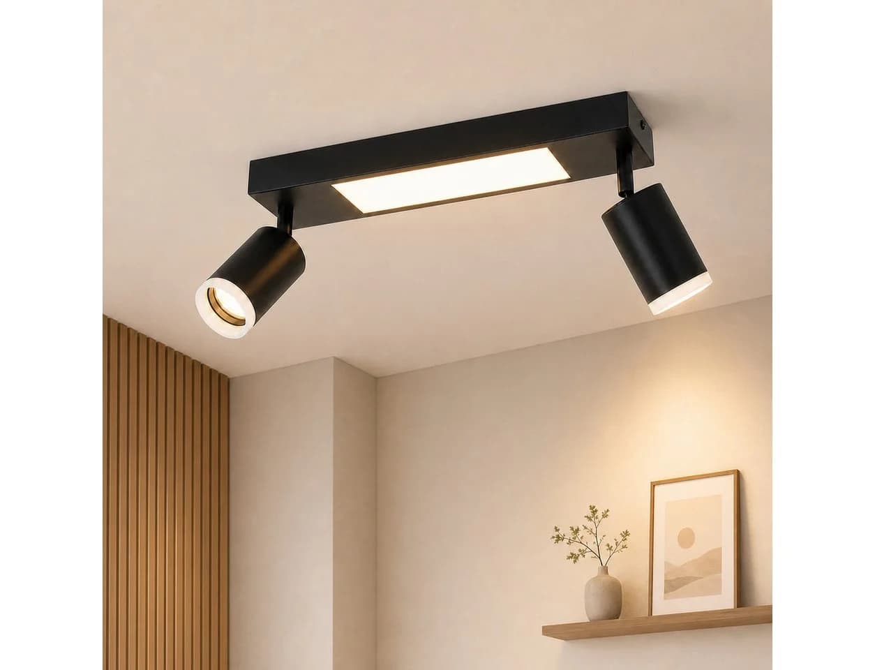 Nettlife Deckenstrahler 1/2/3/4 Flammig GU10 LED Warmweiß Schwenkbar - Bild 2