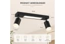 Nettlife Deckenstrahler 1/2/3/4 Flammig GU10 LED Warmweiß Schwenkbar Bild 3