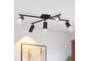 Nettlife Deckenstrahler Schwarz 5 flammig GU10 modern Schwenkbar Bild 1