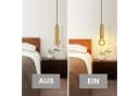 Nettlife Hängeleuchte Gold E27 Industrial Pendelleuchte Höhenverstellbar Bild 5