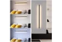 Nettlife LED Wandleuchte Schwarz Modern 60CM Dimmbar Bild 1