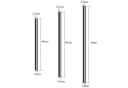 Nettlife LED Wandleuchte Schwarz Modern 60CM 21W Up Down innen Wandbeleuchtung Bild 3