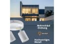 Nettlife Deckenstrahler 2 Flammig Schwarz GU10 Modern Schwenkbar Bild 3