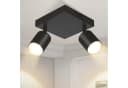 Nettlife Deckenstrahler Schwarz GU10 Modern 2-flammig Schwenkbar Bild 2