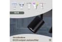 Nettlife Deckenstrahler Schwarz GU10 Modern 2-flammig Schwenkbar Bild 5