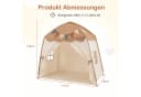 COSTWAY Spielzelt Kinder Spielhaus Boho-Stil 157 x 98 x 148 cm Bild 4
